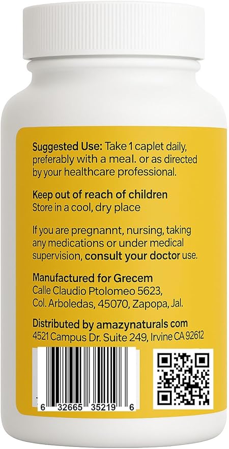 Curcuyin Turmeric Curcumin Supplement 850mg 30 Caplets