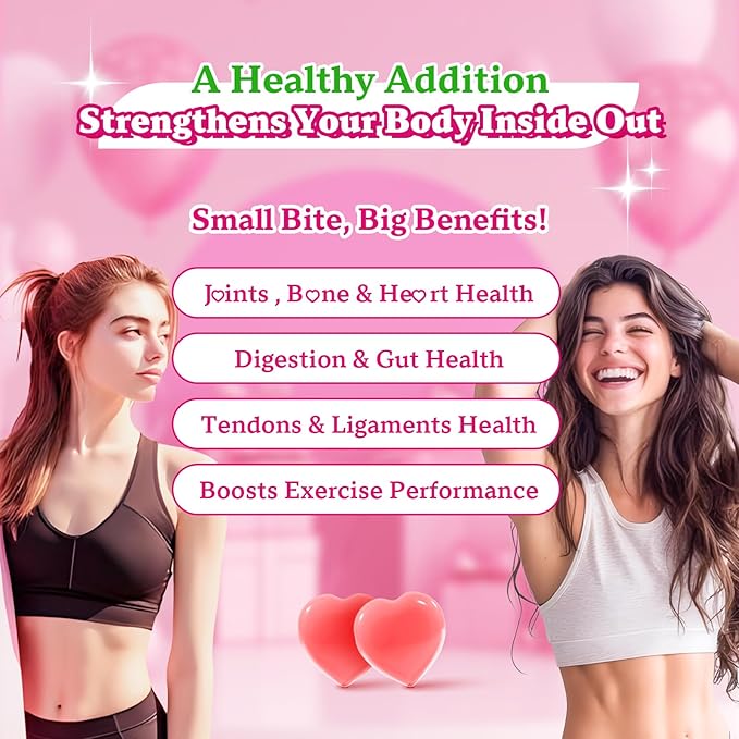 Collagen Peptides Gummies Collagen Gummies for Women &amp Men Type IIIIIIVX Protein with Biotin Hyaluronic Acid Vitamin C for Healthy Skin | Strawberry Flavored Sugar Free 120 Cts