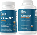 Dr. Tobias Alpha GPC &amp Magnesium Bisglycinate - Support Brain Function &amp Overall Health with High Absorption Supplements Non-GMO