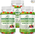 Magnesium Glycinate Gummies for Sleep High Absorption Magnesium Supplement for Adults and Kids Supports Body Vegan Friendly Non GMO 600mg 3 Pack