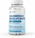 Magnesium Bisglycinate – 60 Vegan Capsules – 650 mg per Serving – Supports Relaxation Muscle &amp Nerve Function – Non-GMO Soy-Free – Third-Party Lab Tested Dietary Supplement