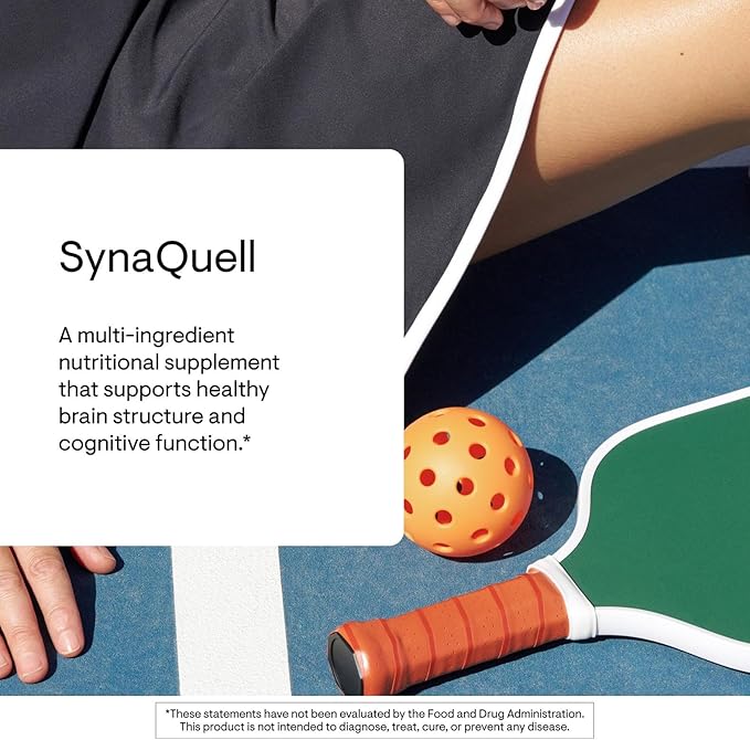 THORNE - SynaQuell - Brain Support with BHB BCAAs CoQ10 DHA &amp Nicotinamide Riboside - Supports Healthy Brain Structure &amp Cognitive Function* - NSF Certified for Sport - 8.25 Oz - 30 Serving