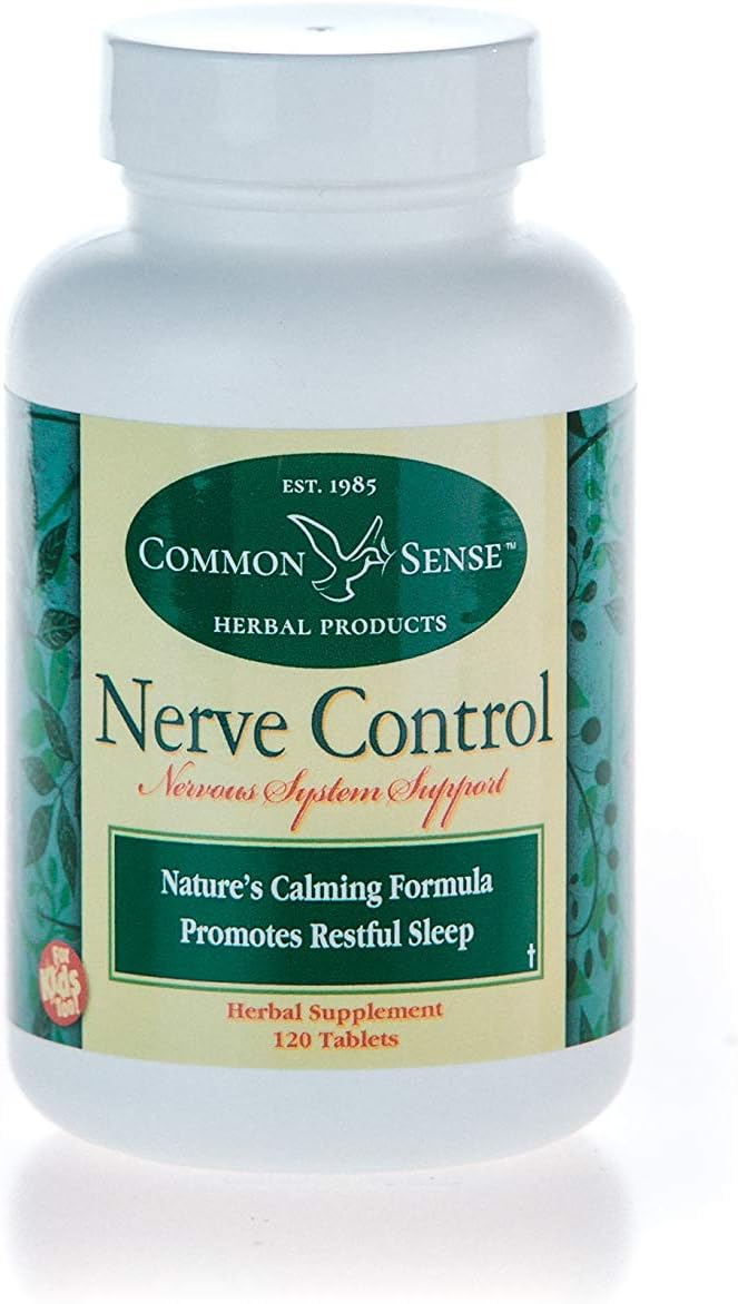 Common Sense Herbal Products Nerve Control (270): Central Nervous System Support