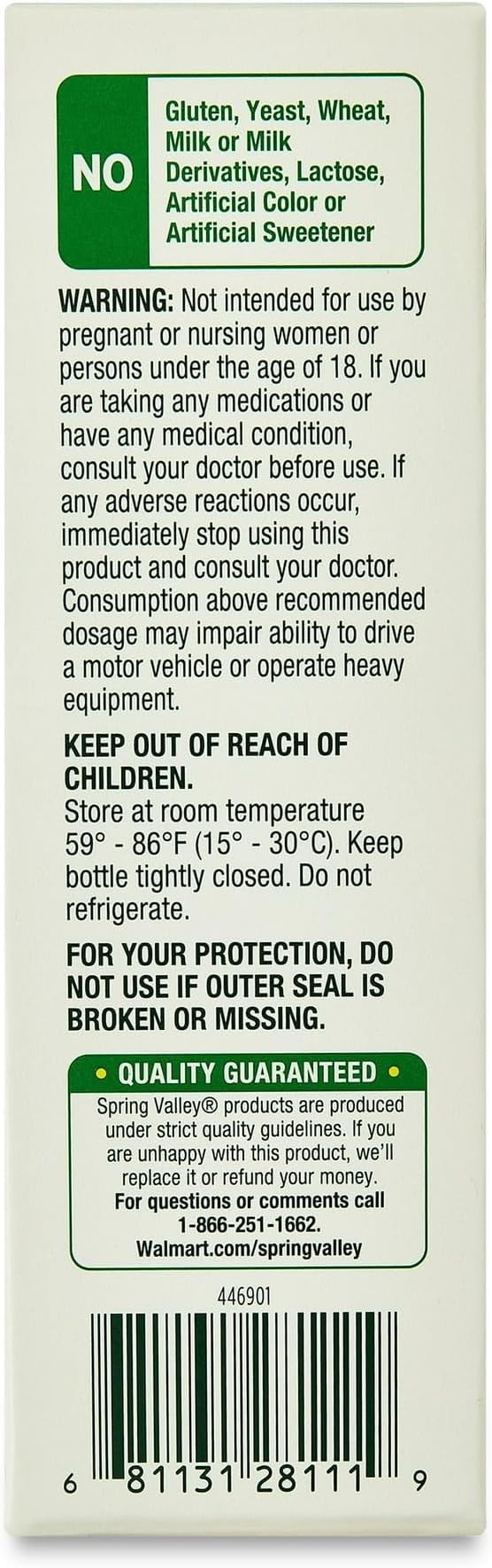 Melatonin 10mg Liquid Drops for Adults Dietary Supplement - Sleep Support by Spring Valley (Pack of 1-2 fl oz) - Set By Basket Goods