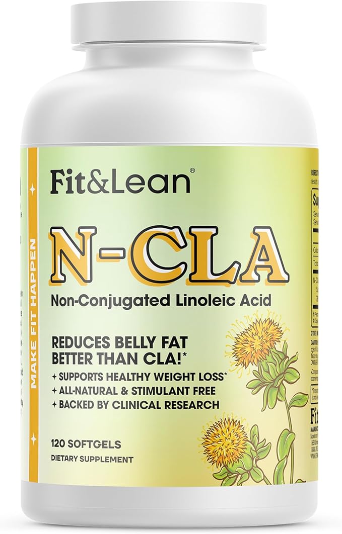 Fit &amp Lean Meal Shake N-CLA Fat Burning Capsules Protein Fiber Probiotics 120 Servings