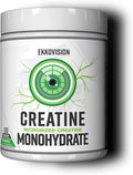Ekkovision Creatine Monohydrate Powder Micronized Green Apple Pre Workout &amp Post Workout Supplement for Men and Women Energy Support Easy to Mix in Shakes Smoothies &amp Beverages 100 Serv