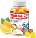 DR. MORITZ Vegan Omega 3 Gummies for Kids and Toddlers (90 Count) Omega 3 Kids Gummies for Brain and Heart Health No Fish Oil and Gluten Free