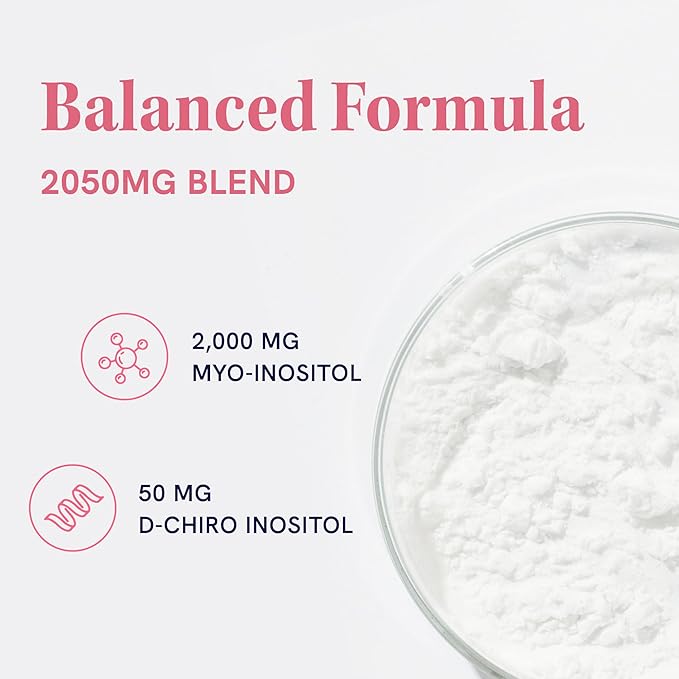 Myo-Inositol Powder Complex and Women's DIM Supplement | Hormone Balance Bundle with Ideal 40:1 Ratio Myo-Inositol &amp D-Chiro Inositol Powder (30 Servings) and DIM Supplement for Women (60 Servings
