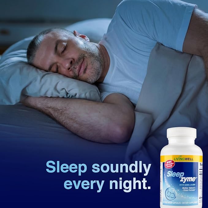 Sleepzyme &amp HEAL-N-SOOTHE Bundle – Sleep Supplement with Melatonin GABA Magnesium and L-Theanine + Joint and Mobility Supplement with Proteolytic Enzymes Turmeric Ginger Boswellia &amp Brome