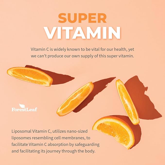 ForestLeaf Immune Support Supplement with Vitamin C + Quercetin for Immunity - Immune Boosters for Adults with Liposomal VIT C Quercetin &amp Stinging Nettle - 2 in 1 Immune System Defense Booster