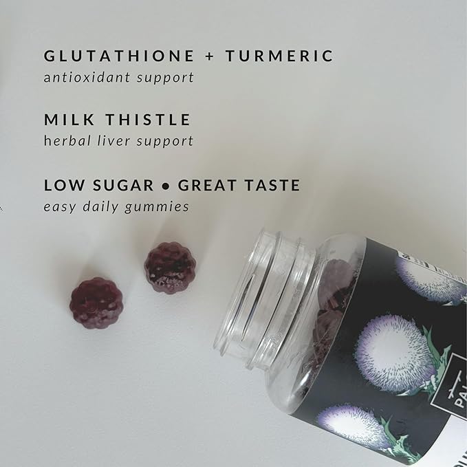 PALO Purify Liver Support Gummies with Milk Thistle – Daily Liver Health Supplement