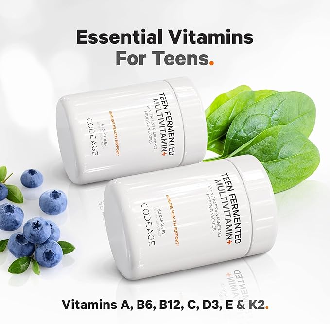 Codeage - Multi Collagen Protein + Teen Women and Men Multivitamin Bundle