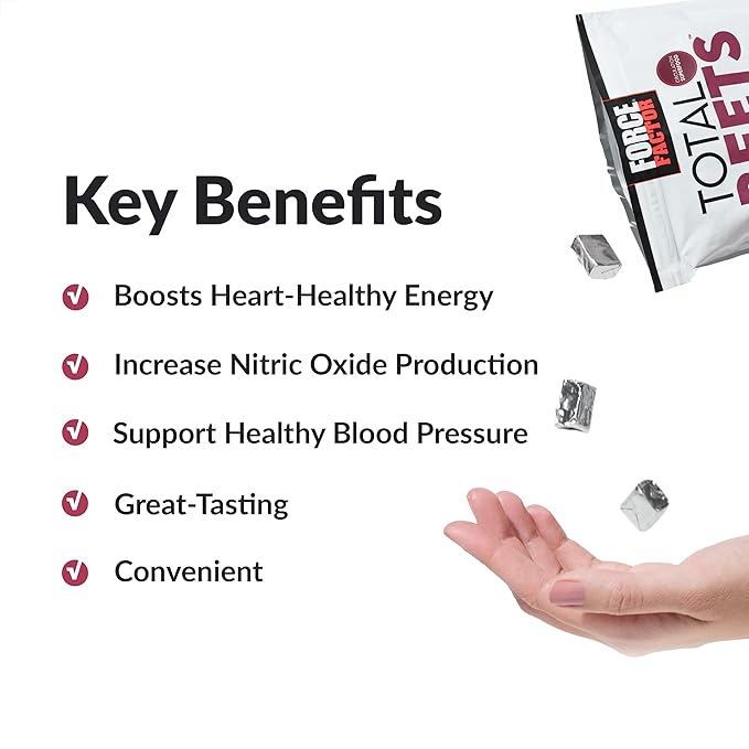 Force Factor Total Beets Blood Pressure Support Supplements with Beet Powder &amp Better Turmeric Joint Support Supplement for Extra Strength Joint Health