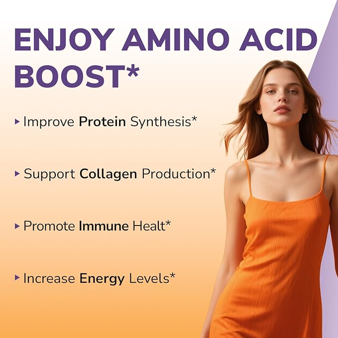 Multi Collagen Peptides Powder Type I II III V X + L-Lysine 1000 mg Tablets Bundle Hydrolyzed Collagen Protein &amp Essential Amino Acid Skin &amp Immune Support 8oz Powder + 120 Tablets