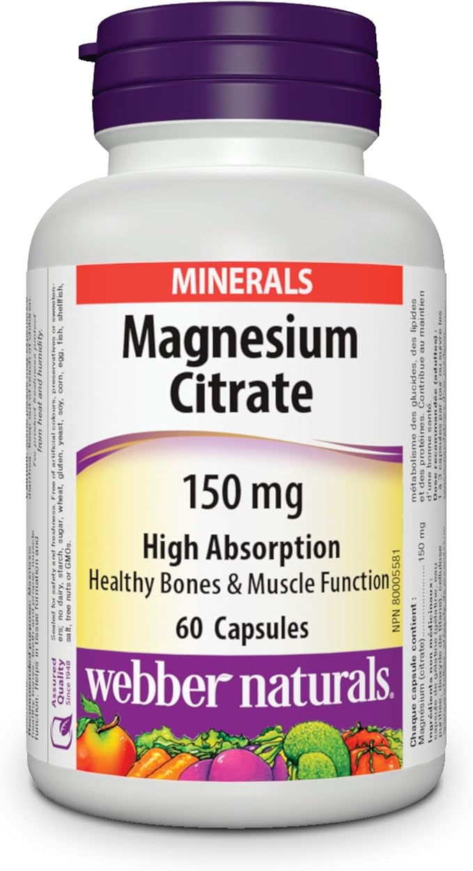 Magnesium Citrate 150 mg Capsules