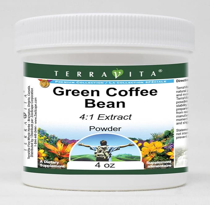 Green Coffee Bean 4:1 Extract Powder (4 oz ZIN: 521709) - 3 Pack