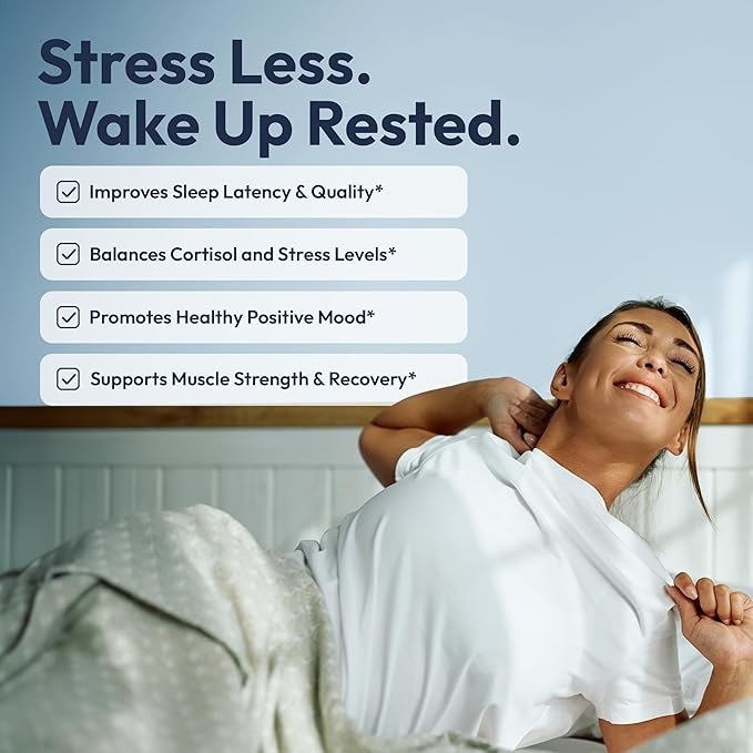Zenful Sleep 6-in-1 Natural Sleep Aid for Adults Without Melatonin | Deep Sleep Supplement with Ashwagandha KSM-66® and Venetron® | Supports Cortisol Balance &amp Mood | 90 Capsules