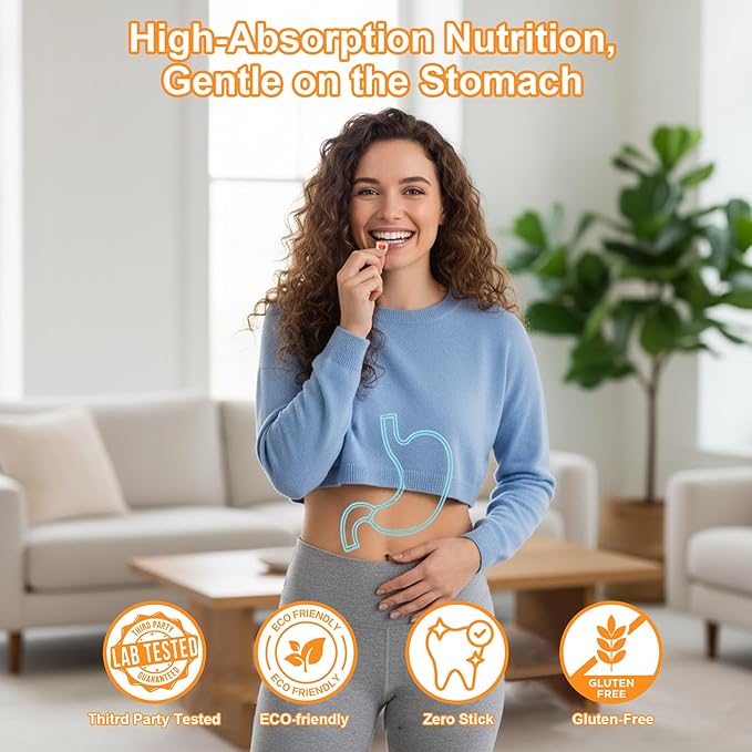 Zinc Picolinate Gummies + Copper Magnesium Methylated B Complex CoQ10 for Women Men High Absorption Chelated Zinc Copper Bisglycinate Supplements Immune Support Gummy - Sugar Free Vegan 60ct