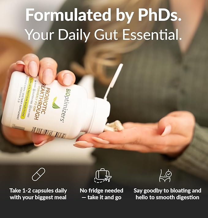 BiOptimizers - P3-OM (60 Capsules) and Magnesium Breakthrough 4.0 (60 Capsules) Supplement Bundle