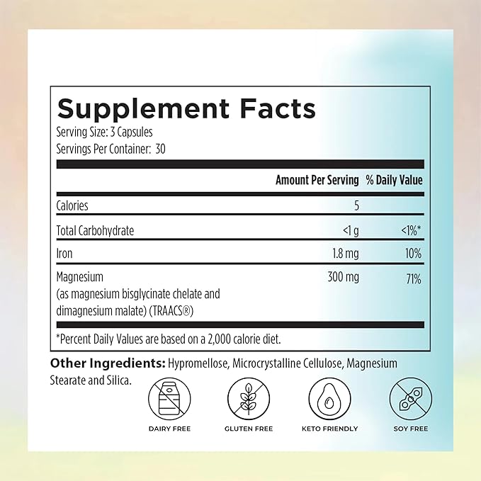 Reignite Wellness by JJ Virgin | Magnesium Body Calm | Chelated Magnesium Supplement for Energy Production Sense of Calm &amp Immune Support | Magnesium Bisglycinate Chelate Complex | 120 Capsules