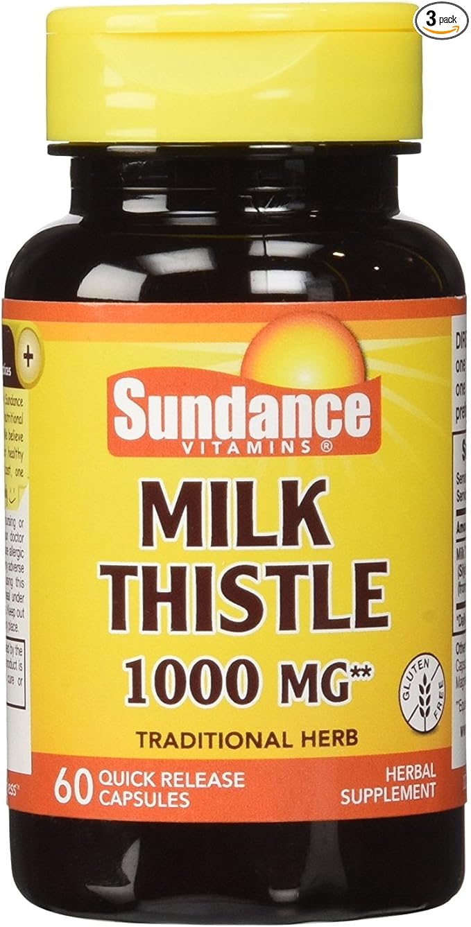Sundance Vitamins Milk Thistle 1000 mg