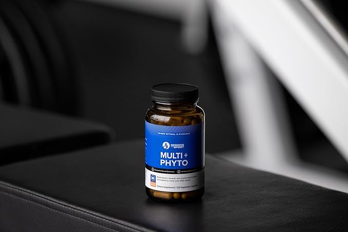 Designs for Sport Multi Plus Phyto - Comprehensive Multivitamin &amp Phytonutrient Blend - Nutrition for Athletes - Highly Absorbable Vitamins Minerals &amp Plant-Based Compounds - 120 Capsules