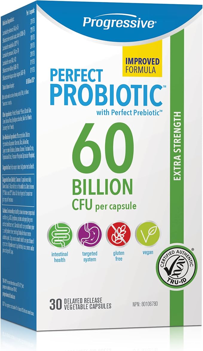 PROGRESSIVE Perfect Probiotic 60B 30 CT