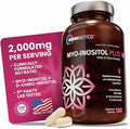 OmniBiotics Myo-Inositol &amp D-Chiro Inositol Supplement with 40:1 Ratio for Hormone Balance for Women - Women Supplement to Support Reproductive Health &amp Ovarian Function. Non-GMO - 120 Vegan C