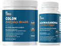 Dr. Tobias Colon Everyday Health and Ashwagandha Capsules Digestive Wellness &amp Resilience Bundle Supports Balanced Energy &amp Gut Health Vegan Non-GMO