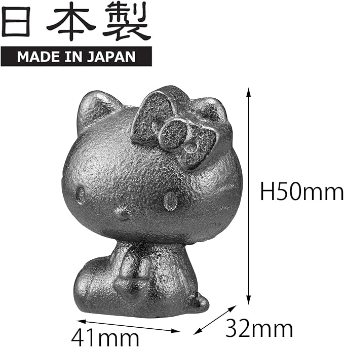 OSK TBN-1 Nambu Ironware Hello Kitty Iron Ball Made in Japan Iron Supplement Anemia Improvement Easy Cute Easy Induction Pot Kettle Cooking Tea Pickles Bran Pickles Black Beans Miso
