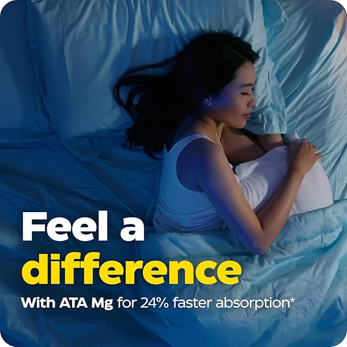 Enzymedica Magnesium Mind with ATA Mg 24% Faster Absorption High-Bioavailability Magnesium for Sleep Stress &amp Cognition 60 Count