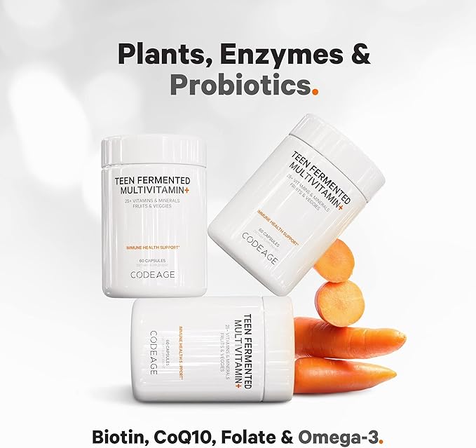 Codeage Immune Support Bundle Multivitamin for Women + Multivitamin for Teens