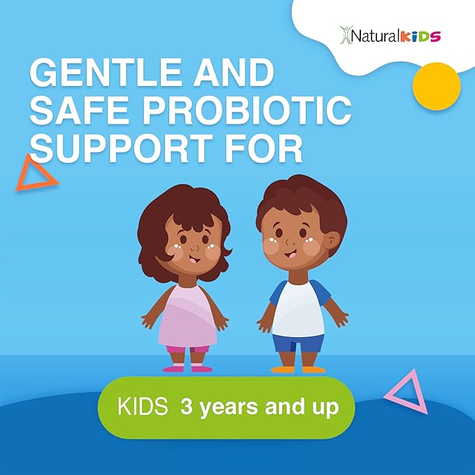 NaturalSlim Kids Probiotics for Digestive &amp Gut Health Immune Support 5 Billion CFU with LGG BB-12 &amp 4 Probiotic Strains 35 mg Calcium for Children Ages 3+ Strawberry Flavor 60 Chewable