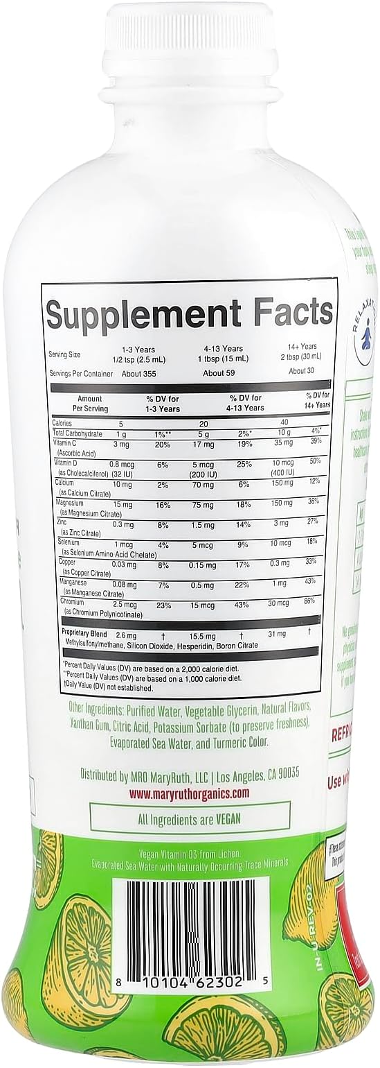 Mary Ruth's Lemonade Extra Strength Nighttime Liquid Multimineral 30 FZ