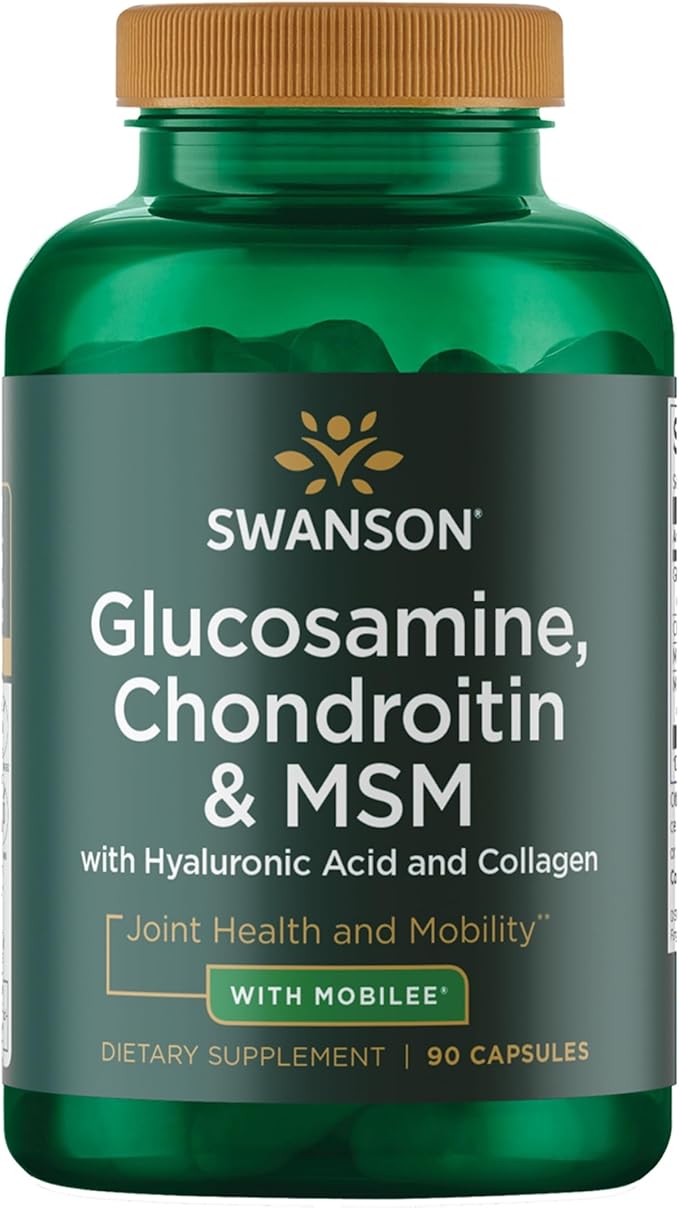 Swanson Glucosamine Chondroitin &amp Msm with Hyal-Joint 90 Capsules