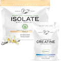 Muscle Feast Bundle – Whey Protein Isolate (Vanilla 2lb) + Creapure Micronized Creatine Monohydrate (Unflavored 250g) – 1 Unit Each