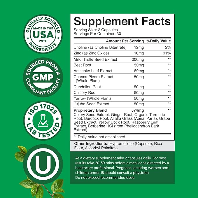 Bundle of Milk Thistle Liver Support Supplement with Dandelion Root Artichoke Extract Choline and Chia Seed Oil Extract Capsules - Plant Based Omega 3 6 9 for Digestive Immune Support and Heart Health