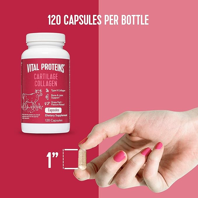 Vital Proteins Collagen Peptides Powder Unflavored 9.33 OZ Collagen Pills 120 Capsules