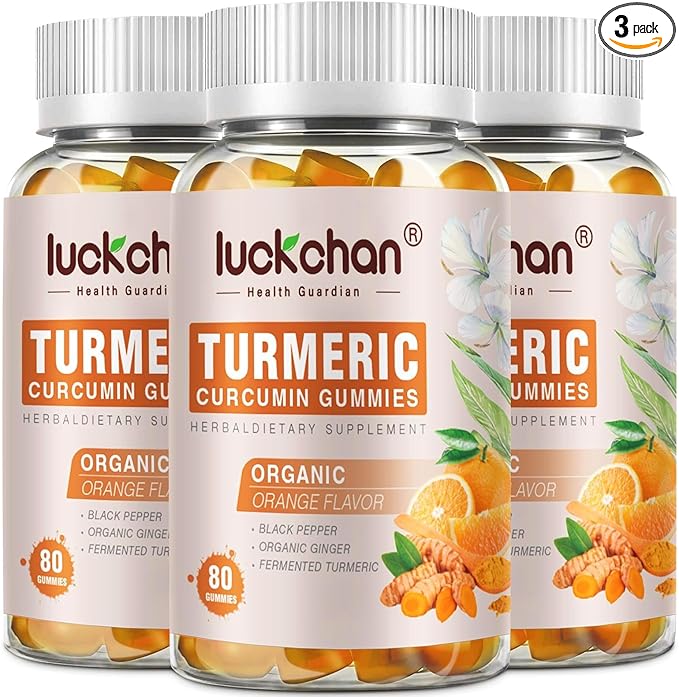 (3 Packs) Turmeric Curcumin Gummies
