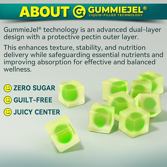 Vegan Omega-3 Gummies for Adults Fish Oil Alternative from Algae Oil Plant Based DHA 460mg &amp EPA 230mg Plus MethylFolate Vitamin B12 Phosphatidylserine No Fishy Taste Vegan Sugar Free 60 C