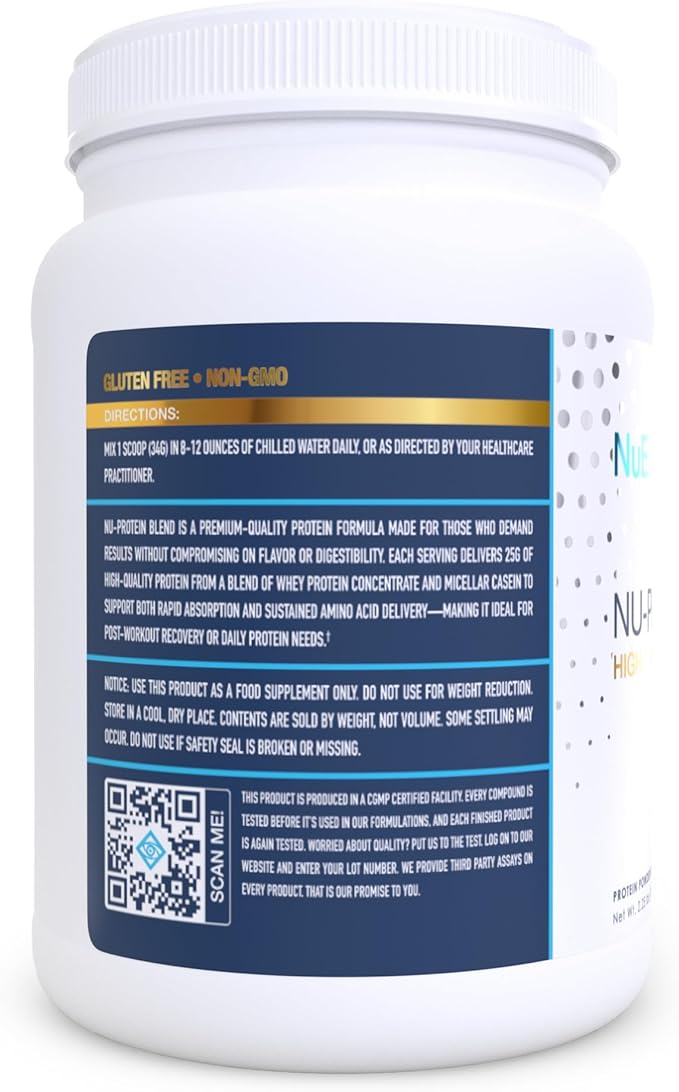 NuEthix Formulations Nu-Protein Blend (Peanut Butter Chocolate 2 LB Tub)