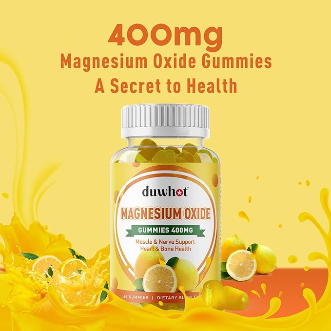Calcium Citrate Gummies 1000mg &amp Magnesium Oxide Gummies 400mg Chewable Calcium Magnesium Supplements for Women &amp Men Bone Muscle Nerve Health