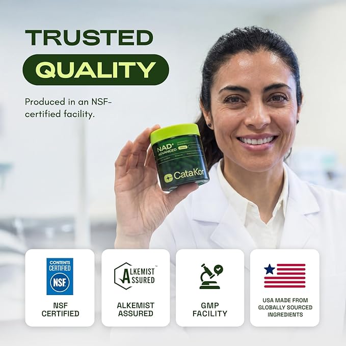 Liposomal NAD Supplement with Resveratrol – NMN Supplement Alternative – Third-Party Tested – 30-Day Supply – Advanced NAD+ Resveratrol