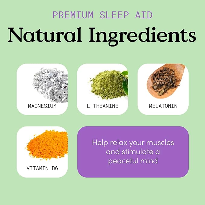 Health Sleep Solution Sleep Supplement for Adults Magnesium and Melatonin for Sleep Provides Natural Sleep Support Vegan Ingredients Gluten-Free Magnesium Sleep Supplement 60 Capsules