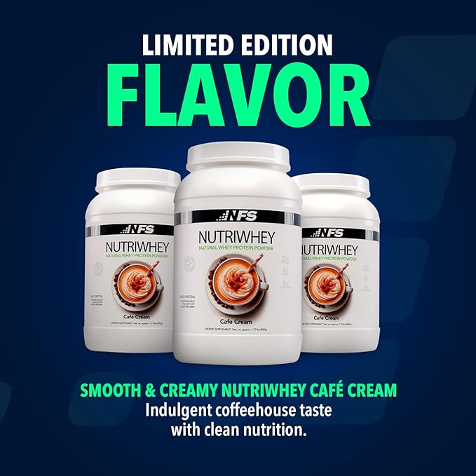 NF Sports NutriWhey Powder (2 Pound (Pack of 1) Café Cream)