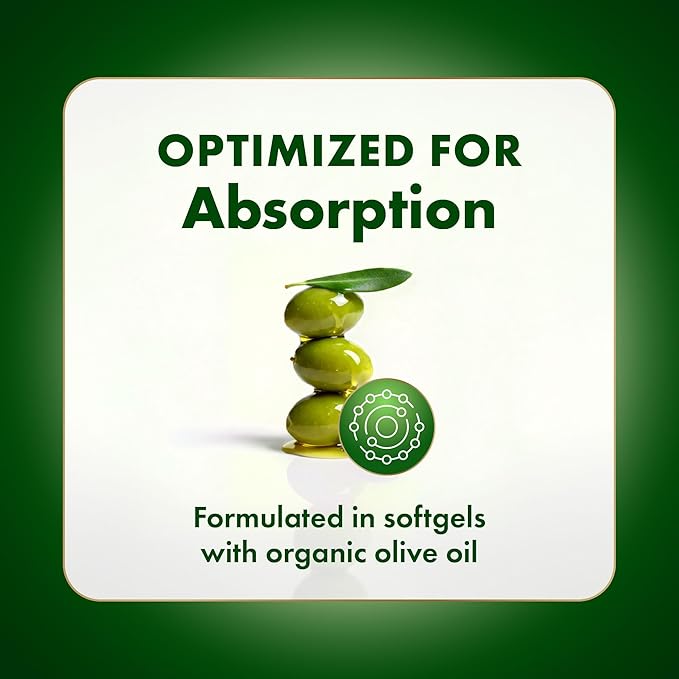 CoQ10 100mg Softgels | Heart Health Support | 8 Month Supply | High Absorption Coenzyme Q10 for Energy Levels &amp Vitality Support | Co Q 10 Supplement | Non-GMO &amp Gluten-Free | 240 Co Q10 Softg