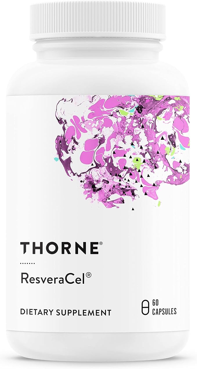THORNE - Cellular Support Bundle - Vitamin D + K2 Liquid and ResveraCel - Support Healthy Bones Muscles and Aging