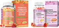 Totaria Probiotic Prebiotic Postbiotics Gummies &amp Multivitamin Gummies for Women Bundle
