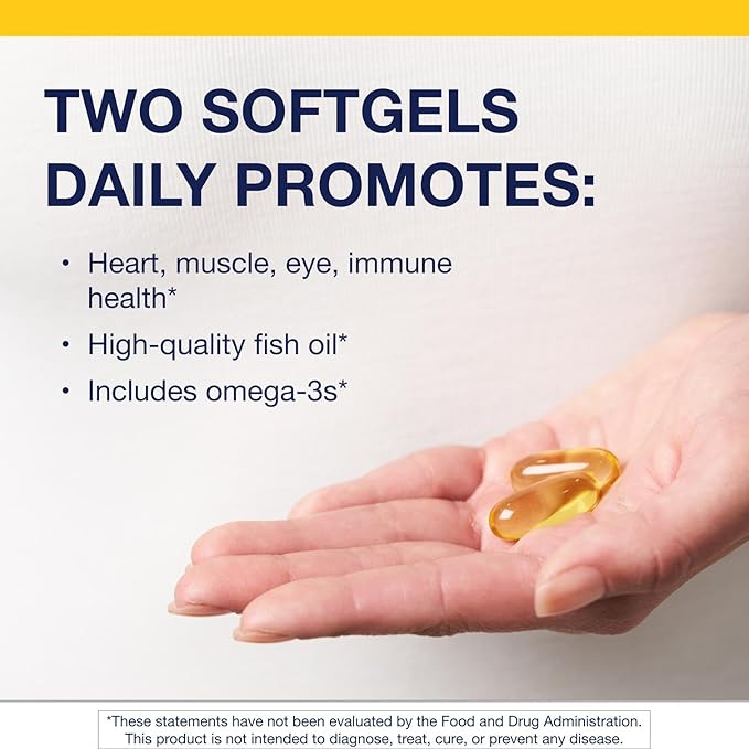 Metagenics OmegaGenics Fish Oil EPA-DHA 720 mg - High Potency Omega-3 Supplement* - Supports Heart Joint Brain &amp Immune Health* - Sustainably Sourced Purity-Tested Fish Oil - 120 Softgels