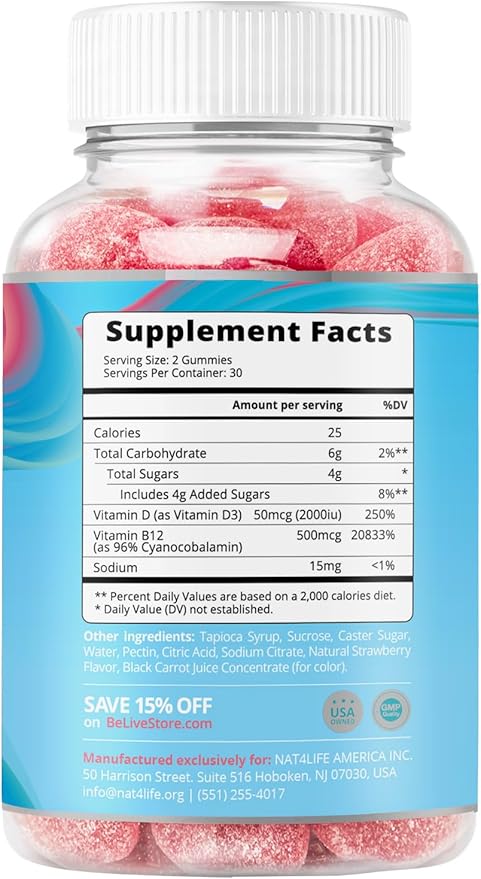 BeLive Biotin and Multivitamin D3 &amp B12 Bundle for Hair Growth Healthy Skin &amp Nails Enhanced Bone &amp Muscle Strength Hearth Health and Energy